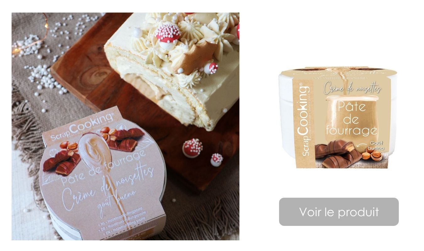 Recette buche roulée bueno pâte - ScrapCooking